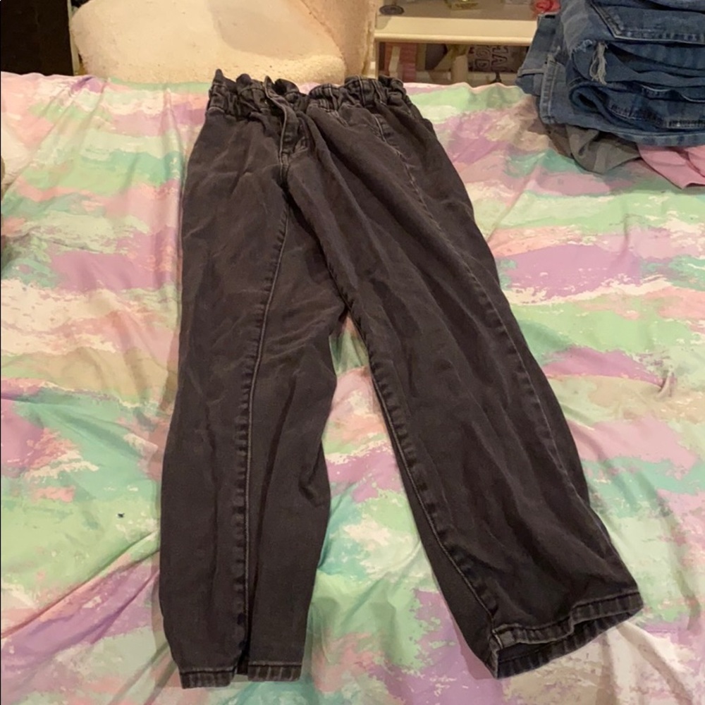 Pacsun high rise paper bag mom jeans
